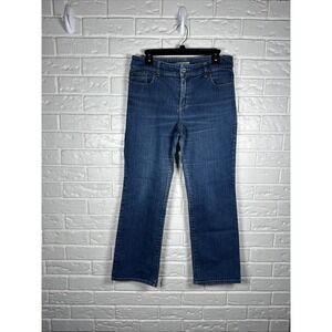 Chico's Platinum Size 1.5 Bootcut‎ Jeans Medium Wash Stretch Denim Classic Fit